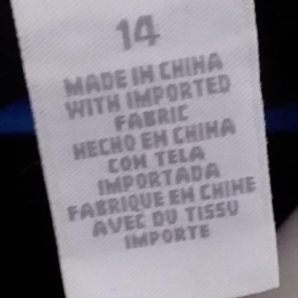 NWT Liz Claiborne Black Dress with White Trim - Picture 8 of 8